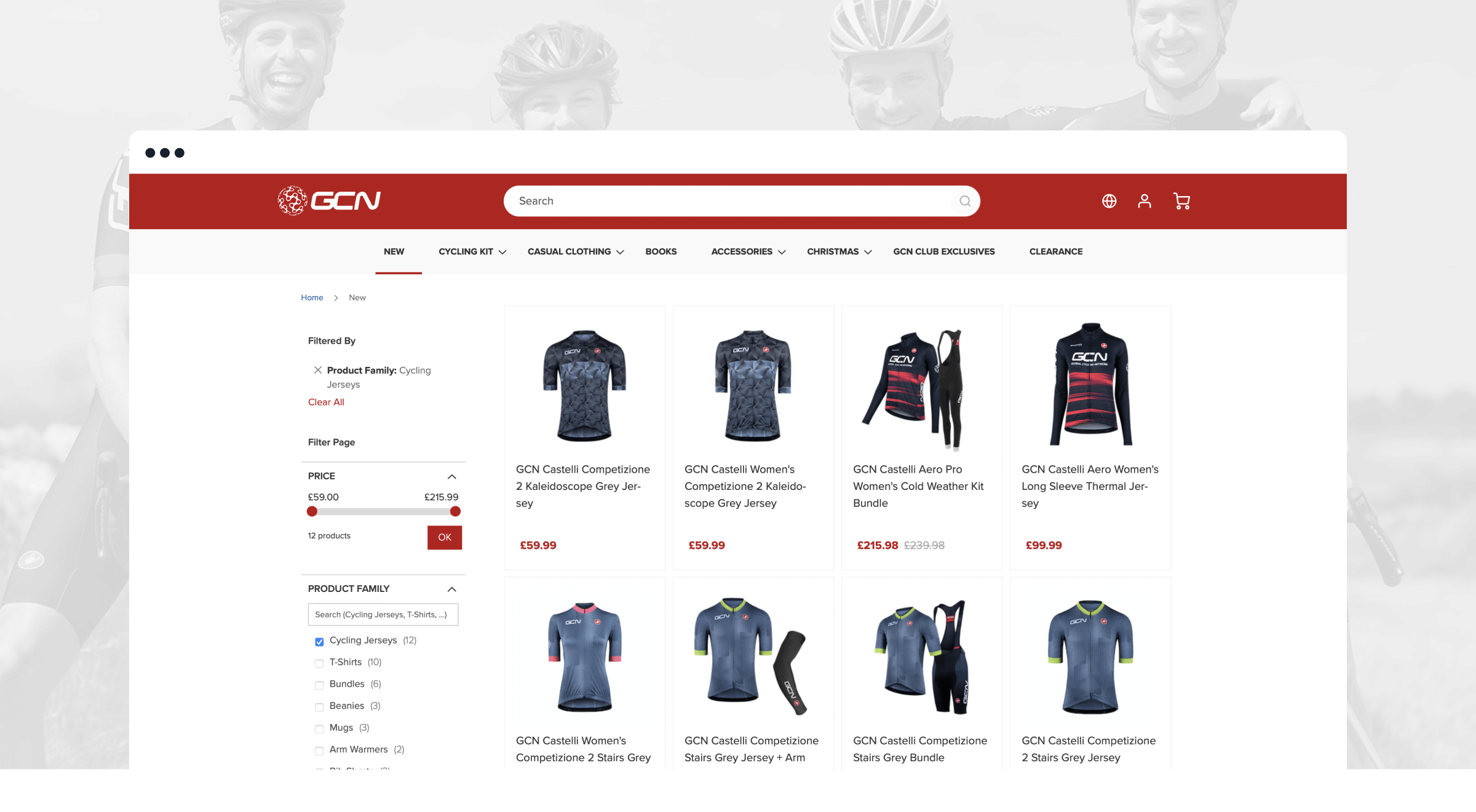 play sports network e-commerce product images