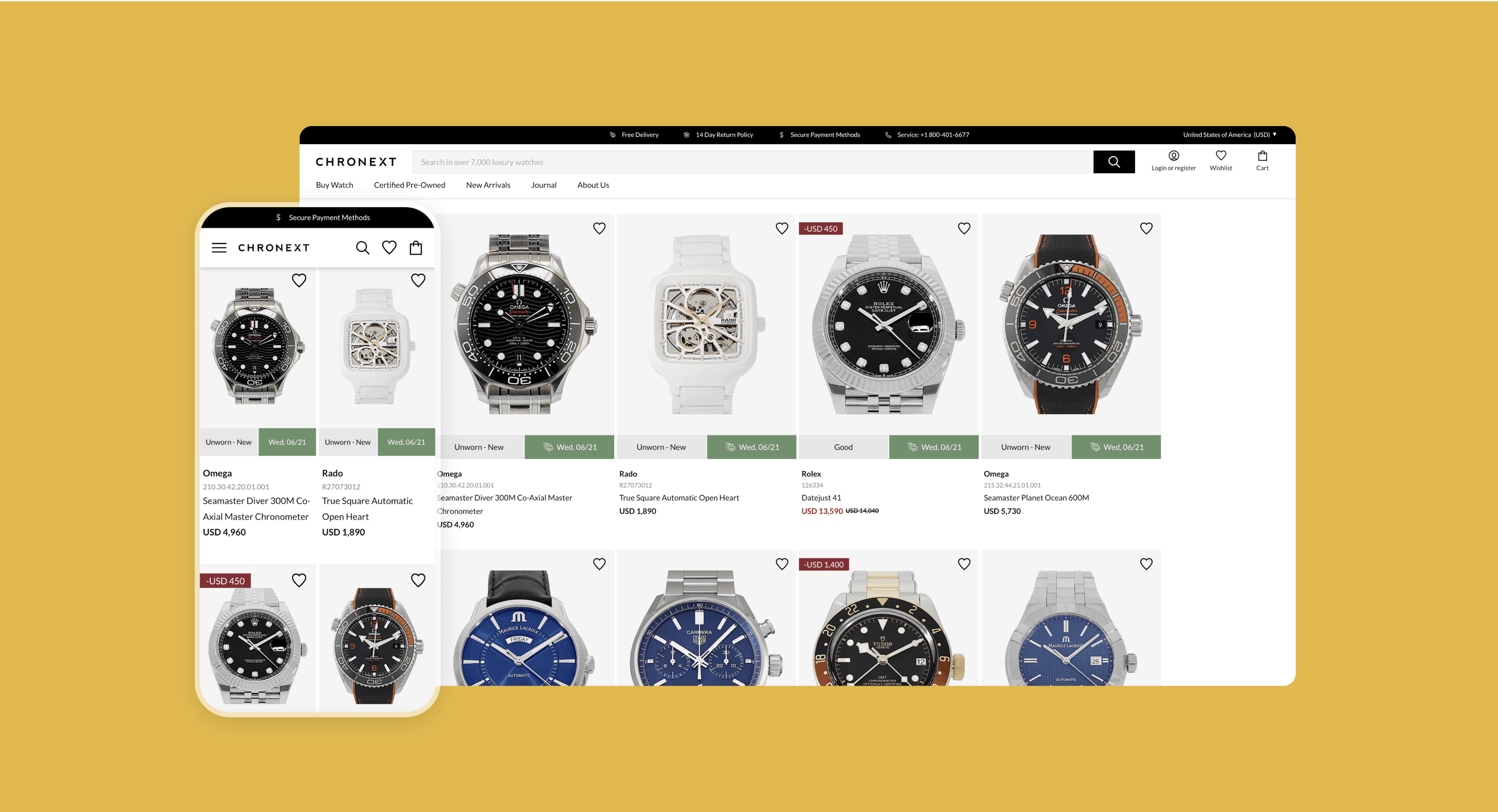 Chronext product gallery screenshot for imgix case study